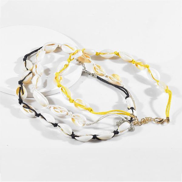 handmade conch seashell necklace women jewelry summer beach shell choker bohemian rope cowrie beaded necklaces female collar, Golden;silver
handmade conch seashell necklace women jewelry summer beach shell choker bohemian rope cowrie beaded necklaces female collar, Golden;silver