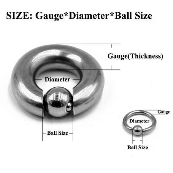 1 piece big stainless steel captive hoop rings bcr eyebrow tragus ear piercing nose closure nipple bar lips large body jewelry q sqcjoz, Silver
1 piece big stainless steel captive hoop rings bcr eyebrow tragus ear piercing nose closure nipple bar lips large body jewelry q sqcjoz, Silver