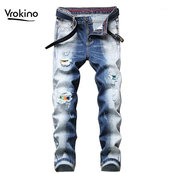 new spring and autumn 2021 fashion ripped street stretch men's jeans jean homme men's black blue denim jeans for men1
new spring and autumn 2021 fashion ripped street stretch men's jeans jean homme men's black blue denim jeans for men1