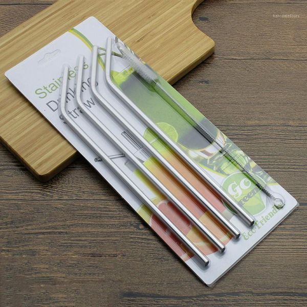 4pcs reusable metal drinking straws stainless steel straw with cleaner brush for home party mugs barware accessories1
4pcs reusable metal drinking straws stainless steel straw with cleaner brush for home party mugs barware accessories1