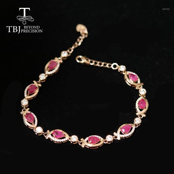 2020 new natural africa ruby gemstone bracelet pear cut 4*6mm 4.5ct red ruby jewelry 925 sterling silver fine jewelry for women1, Golden;silver
2020 new natural africa ruby gemstone bracelet pear cut 4*6mm 4.5ct red ruby jewelry 925 sterling silver fine jewelry for women1, Golden;silver