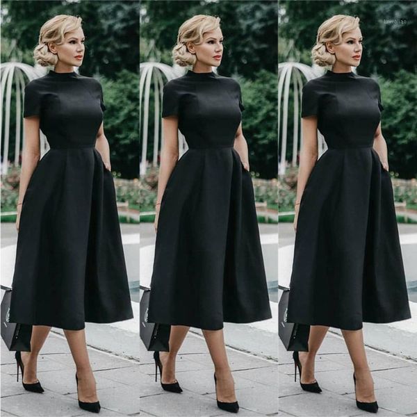 black dress classic women dress lady elegant fashion solid color dresses short sleeve female lady evening party d301, White;black
black dress classic women dress lady elegant fashion solid color dresses short sleeve female lady evening party d301, White;black