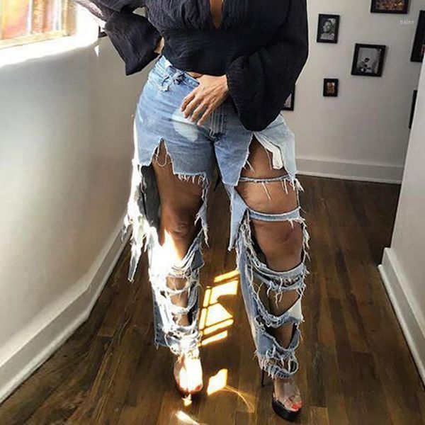 fashion ripped jeans for women straight hole bleached pocket high waist jeans loose women high waist casual denim pants#g21, Blue
fashion ripped jeans for women straight hole bleached pocket high waist jeans loose women high waist casual denim pants#g21, Blue
