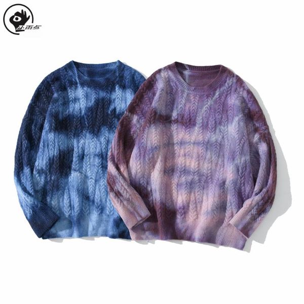 little rain sweater men vintage winter sweaters 2021 pullover mens o-neck tie dye sweater women casual harajuku roupas masculina, White;black
little rain sweater men vintage winter sweaters 2021 pullover mens o-neck tie dye sweater women casual harajuku roupas masculina, White;black