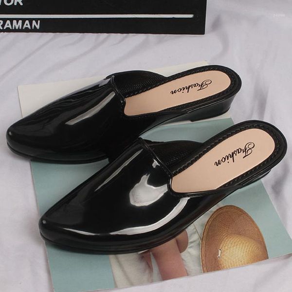slippers sagace pointed toe pvc square heel high heels women 2021 summer shoes fashion non-slip shallow pumps ladies shoes1, Black
slippers sagace pointed toe pvc square heel high heels women 2021 summer shoes fashion non-slip shallow pumps ladies shoes1, Black