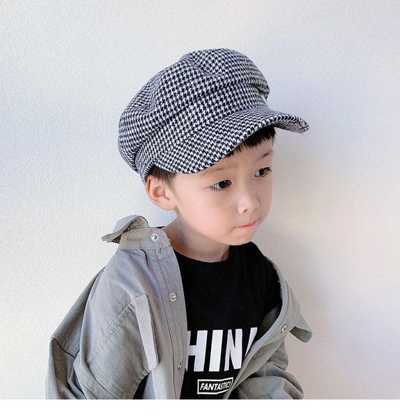 berets girls autumn winter designer beret hat kids houndstooth felt sboy artist cap boys french octagonal hats casquette, Blue;gray
berets girls autumn winter designer beret hat kids houndstooth felt sboy artist cap boys french octagonal hats casquette, Blue;gray