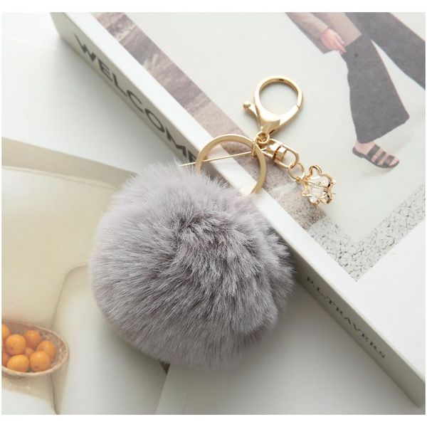 fashion fur ball pom pom key chain with flower ball rabbit hair for women bag car ornament pendant key ring holder f wmtaim, Silver
fashion fur ball pom pom key chain with flower ball rabbit hair for women bag car ornament pendant key ring holder f wmtaim, Silver