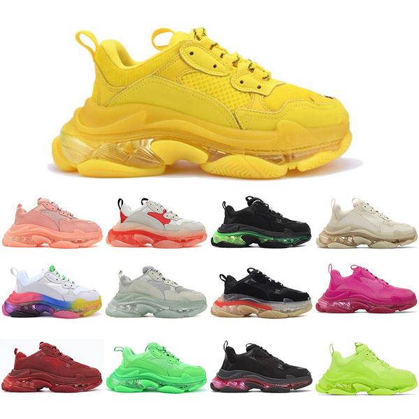 2021 triple s clear sole men women platform shoes fashion paris sneakers black white neon green pink womens trainers casual sports
2021 triple s clear sole men women platform shoes fashion paris sneakers black white neon green pink womens trainers casual sports