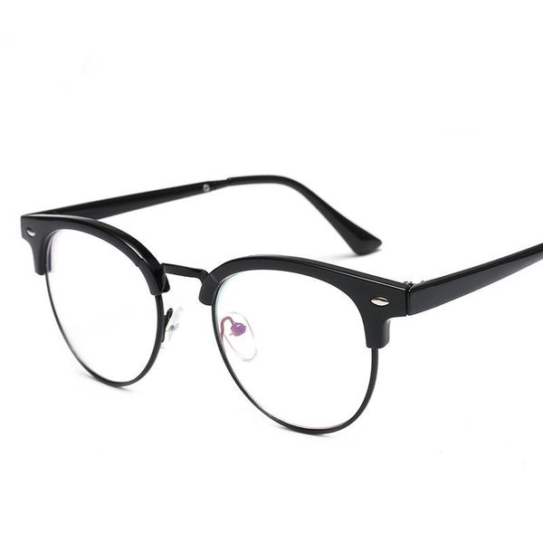 9 new meter nail half lens trend for men and women general flat glasses fashion popular eyeglass frame a01, White;black
9 new meter nail half lens trend for men and women general flat glasses fashion popular eyeglass frame a01, White;black