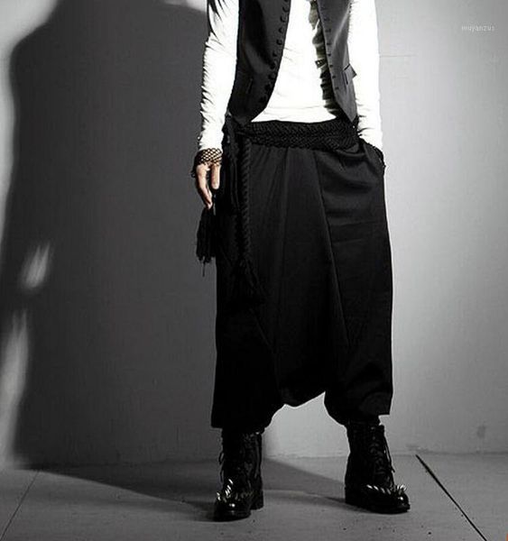 27-39 men's harem pants male plus size loose culottes low-rise pants big crotch costume stage singer costumes clothing1, Black
27-39 men's harem pants male plus size loose culottes low-rise pants big crotch costume stage singer costumes clothing1, Black