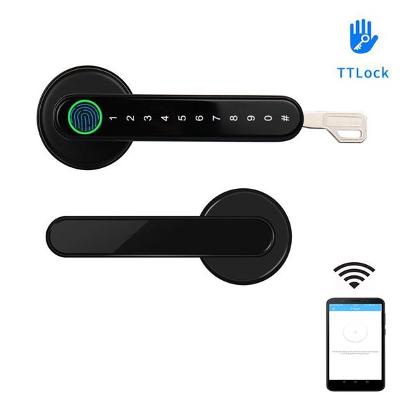 ttlock app smart wifi remote control fingerprint lock biometrics password code door lock
ttlock app smart wifi remote control fingerprint lock biometrics password code door lock