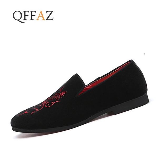 qffaz new 2020 men casual shoes flock shoes for men spring autumn breathable flats, Black
qffaz new 2020 men casual shoes flock shoes for men spring autumn breathable flats, Black