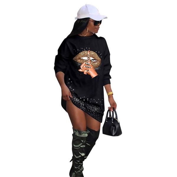 spring summer gliter big mouth dress womens designer dresses oversize hoodie pullover overall casual party straight skirt clothing gg20301, White
spring summer gliter big mouth dress womens designer dresses oversize hoodie pullover overall casual party straight skirt clothing gg20301, White