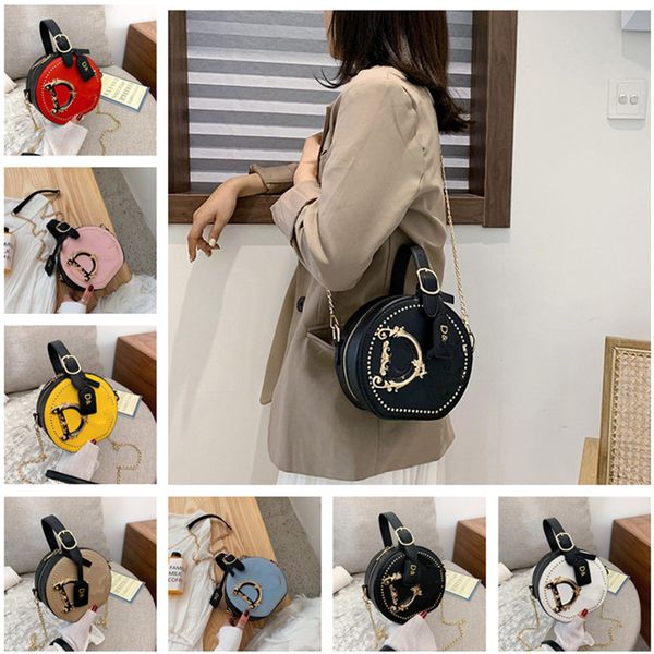 fashion letter shoulder bags d women girls crossbody messager bag pu leather round totes handbag with chain satchel outdoor phone pouch, Black
fashion letter shoulder bags d women girls crossbody messager bag pu leather round totes handbag with chain satchel outdoor phone pouch, Black