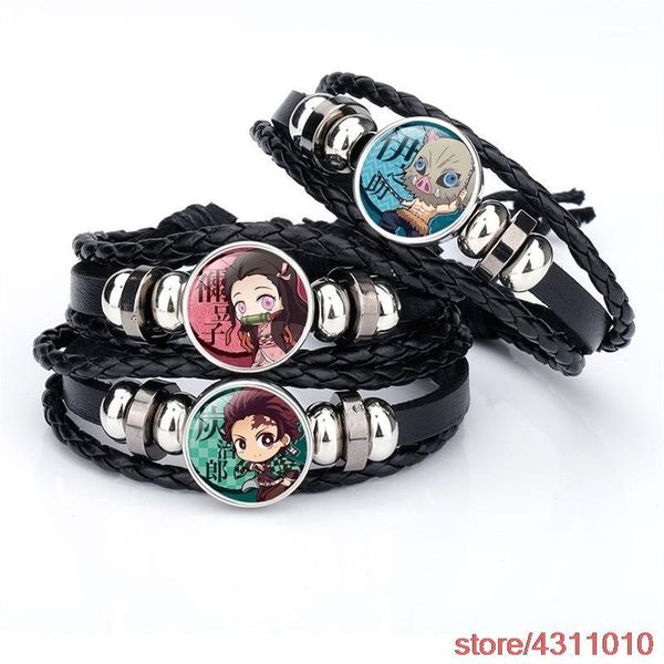 fashion anime demon slayer kimetsu no yaiba bracelet kamado tanjirou nezuko leather rope charm bracelet bangles handmade1, Golden;silver
fashion anime demon slayer kimetsu no yaiba bracelet kamado tanjirou nezuko leather rope charm bracelet bangles handmade1, Golden;silver