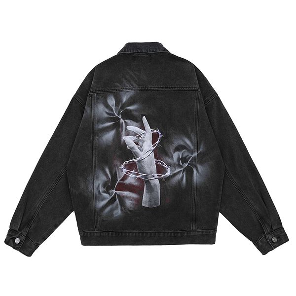версия для печати мужские джинсы куртки streetwear негабаритные нагрудные омывается retro denim пальто мешковатые повседневный top, Black;brown
версия для печати мужские джинсы куртки streetwear негабаритные нагрудные омывается retro denim пальто мешковатые повседневный top, Black;brown