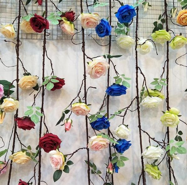 2pcs artificial dry vine rose flower string for plant wall wedding landscape archway props home l office bar decorative1
2pcs artificial dry vine rose flower string for plant wall wedding landscape archway props home l office bar decorative1