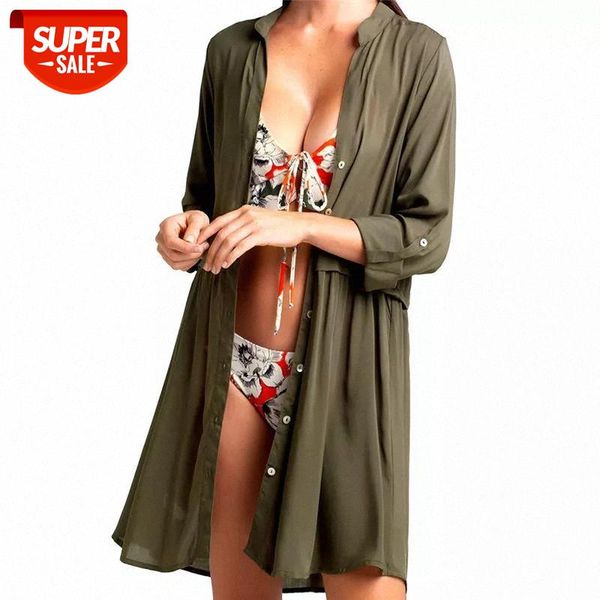 2020 bikini cover-ups green cotton tunic casual turn down collar summer beach dress women beach wear swim suit cover up q1065 #hx8n, White;black
2020 bikini cover-ups green cotton tunic casual turn down collar summer beach dress women beach wear swim suit cover up q1065 #hx8n, White;black