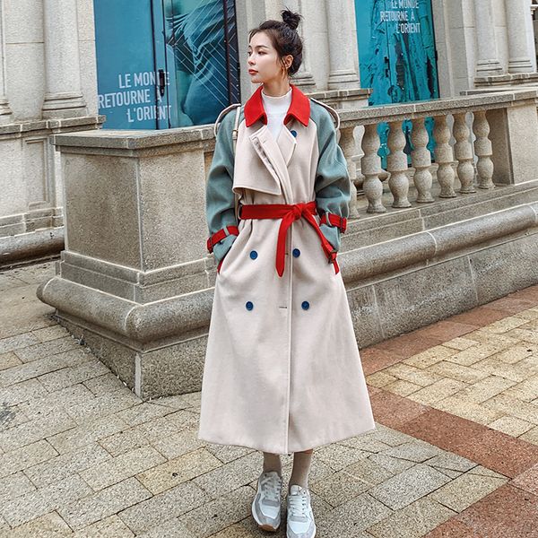 2021 new women's coat long winter new seam loose in straight line double breasted design sense to thicken artificial wool jacket 2l p94, Black
2021 new women's coat long winter new seam loose in straight line double breasted design sense to thicken artificial wool jacket 2l p94, Black