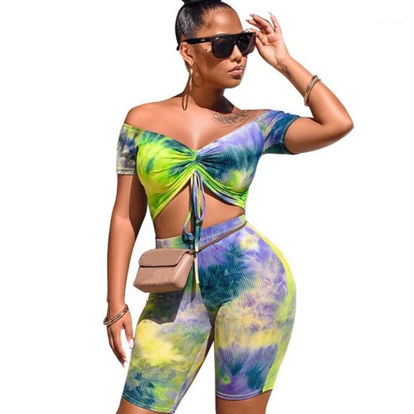 gym clothing summer women suit printed deep v neck drawstring sports short sleeve shorts set casual b2cshop1, White;black
gym clothing summer women suit printed deep v neck drawstring sports short sleeve shorts set casual b2cshop1, White;black