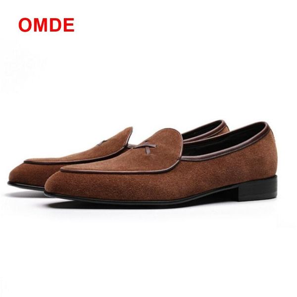omde italy style handmade suede shoes mens loafers 100% genuine leather shoes men slip on dress big size 47 man, Black
omde italy style handmade suede shoes mens loafers 100% genuine leather shoes men slip on dress big size 47 man, Black
