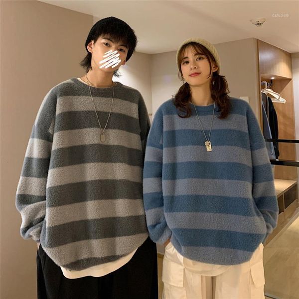 winter thicken plus velvet sweater men's warmth fashion retro striped knitted pullover men loose korean couple knitting sweaters1, White;black
winter thicken plus velvet sweater men's warmth fashion retro striped knitted pullover men loose korean couple knitting sweaters1, White;black