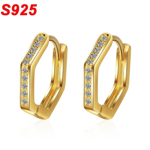 minimalist thick gold hoop earrings square loop small cz huggies s925 silver buckle ear rings for women jewerly se050, Golden;silver
minimalist thick gold hoop earrings square loop small cz huggies s925 silver buckle ear rings for women jewerly se050, Golden;silver
