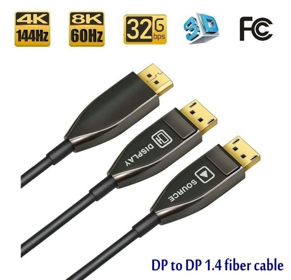 40m fiber dp to dp cable male to male 32gbps high speed 8k@60hz 4k@140hz,1.4 display port for big game hdtv projector,pc host
40m fiber dp to dp cable male to male 32gbps high speed 8k@60hz 4k@140hz,1.4 display port for big game hdtv projector,pc host