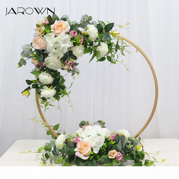 jarown new wedding party table centerpiece flower stand artificial flowers home round backdrop frame shelf decoration accessory t191024
jarown new wedding party table centerpiece flower stand artificial flowers home round backdrop frame shelf decoration accessory t191024