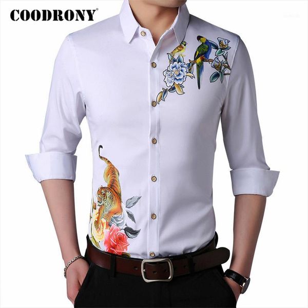 coodrony brand shirt men chinese style floral embroidery chemise homme spring autumn long sleeve mens shirts casual camisa c60721, White;black
coodrony brand shirt men chinese style floral embroidery chemise homme spring autumn long sleeve mens shirts casual camisa c60721, White;black