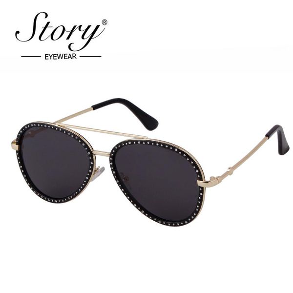 sunglasses story2021 fashion oval round men classsic style crystal rivet pilot sun glasses for women black shades uv400, White;black
sunglasses story2021 fashion oval round men classsic style crystal rivet pilot sun glasses for women black shades uv400, White;black