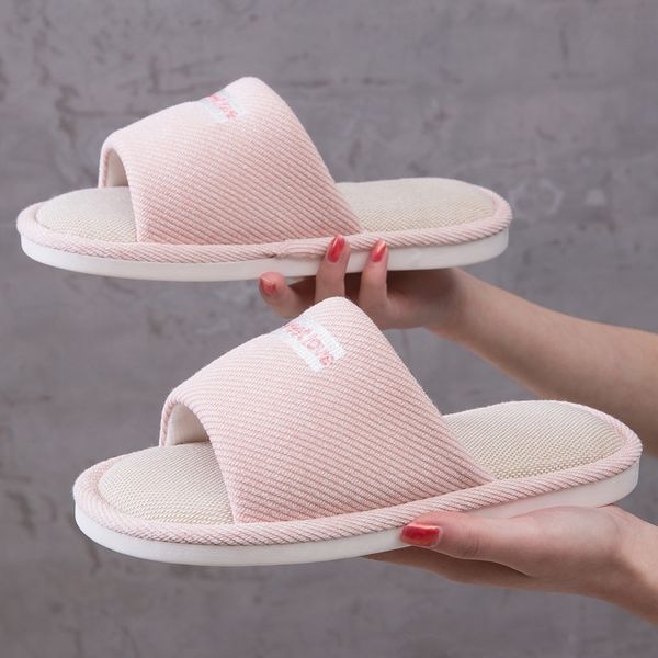 four seasons house women hemp slippers comfortable cotton flax flat ladies casual shoes non-slip bedroom slides women slippers 201103, Black
four seasons house women hemp slippers comfortable cotton flax flat ladies casual shoes non-slip bedroom slides women slippers 201103, Black