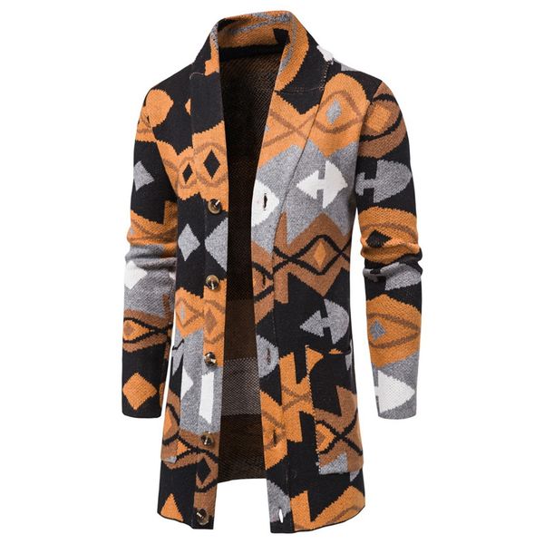 2020 new long mens cardigan casual camouflage lapel long sleeve single breasted sweater men autumn fashion slim men's sweater, Black;brown
2020 new long mens cardigan casual camouflage lapel long sleeve single breasted sweater men autumn fashion slim men's sweater, Black;brown