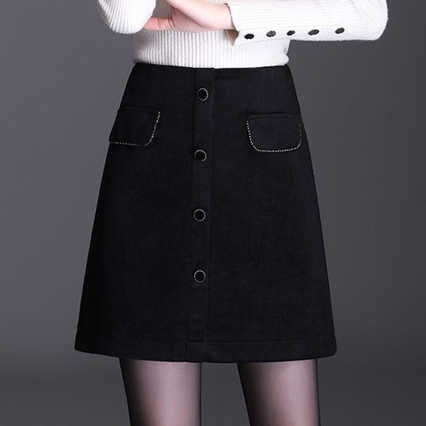 new 2021 fashion women's autumn to-line thick high female of wool short skirts y390 p95g kd62, Black
new 2021 fashion women's autumn to-line thick high female of wool short skirts y390 p95g kd62, Black