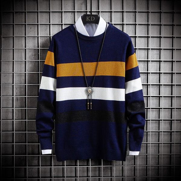 sweater men casual o-neck pullover men autumn slim fit long sleeve shirt mens sweaters striped knitted cashmere wool pull homme, White;black
sweater men casual o-neck pullover men autumn slim fit long sleeve shirt mens sweaters striped knitted cashmere wool pull homme, White;black