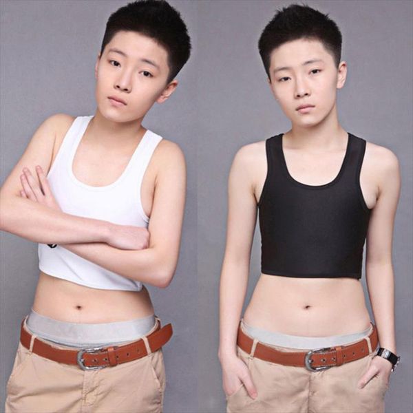 new lesbian tomboy crop vest tank undershirt bandage breast chest binder ladies basic bra tanks crop black white gray
new lesbian tomboy crop vest tank undershirt bandage breast chest binder ladies basic bra tanks crop black white gray