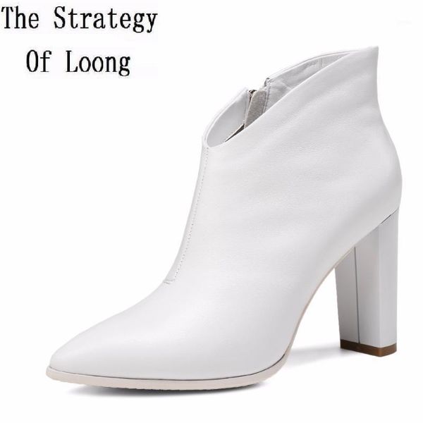 boots winter women short plush full grain leather zip ankle super high pointed toe pure color square heels zy1709131, Black
boots winter women short plush full grain leather zip ankle super high pointed toe pure color square heels zy1709131, Black