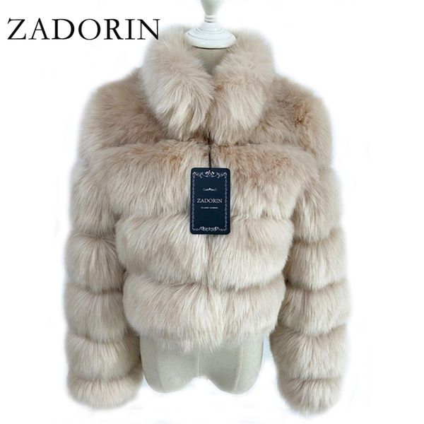 zadorin fashion short winter faux fox fur coat women luxury stand fur collar thick warm furry jacket faux fur plus size 201210, Black
zadorin fashion short winter faux fox fur coat women luxury stand fur collar thick warm furry jacket faux fur plus size 201210, Black