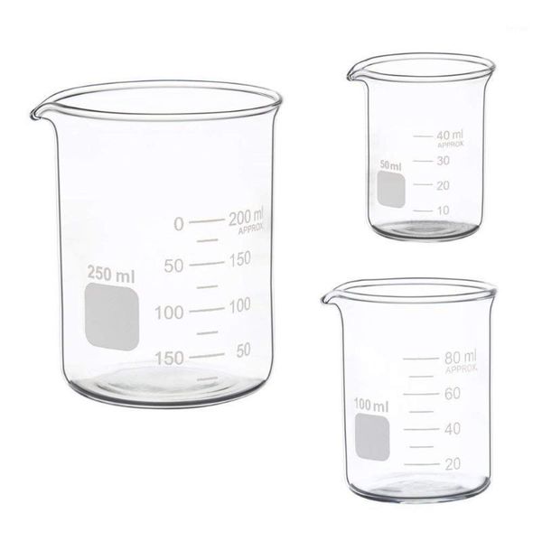 lab supplies glass measuring low form beaker set 50ml 100ml 250ml graduated set1
lab supplies glass measuring low form beaker set 50ml 100ml 250ml graduated set1