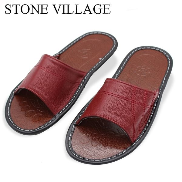 stone village new genuine leather home slippers quality women men slippers non-slip cool indoor shoes men & women summer sandals y200423, Black
stone village new genuine leather home slippers quality women men slippers non-slip cool indoor shoes men & women summer sandals y200423, Black