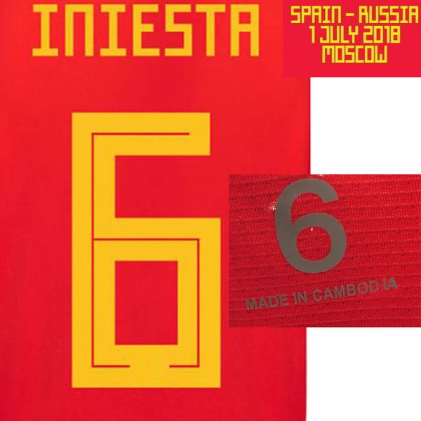 2018 farewell iniesta match worn player issue with match details cusomize any name number soccer nameset patch
2018 farewell iniesta match worn player issue with match details cusomize any name number soccer nameset patch