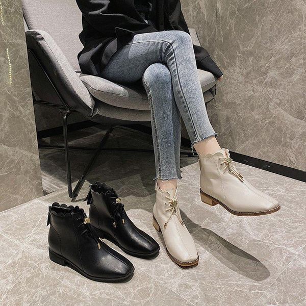 boots women vintage thick heel ankle boot zipper low heels shoes botas mujer classic pure color lady zapatos para, Black
boots women vintage thick heel ankle boot zipper low heels shoes botas mujer classic pure color lady zapatos para, Black