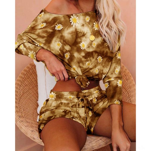 sikd4 2020 new casual suit women's daisy print tie dyed home wear 2020 new casual suit women's daisy print tie dyed home wear paja, White
sikd4 2020 new casual suit women's daisy print tie dyed home wear 2020 new casual suit women's daisy print tie dyed home wear paja, White