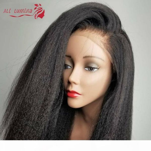 13x4 kinky straight wig lace front humna hair wigs pre plucked remy hair with baby yaki 4x4 lace closure wigs, Black;brown
13x4 kinky straight wig lace front humna hair wigs pre plucked remy hair with baby yaki 4x4 lace closure wigs, Black;brown