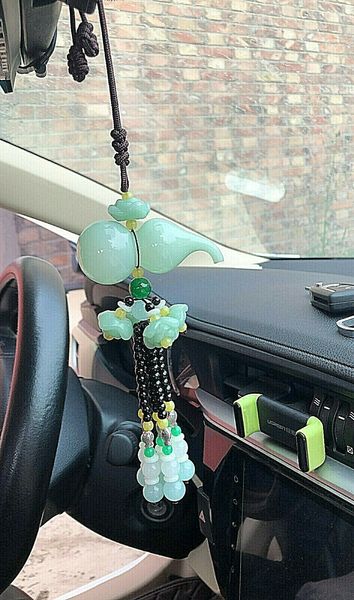 wholesale gourd safety car rearview mirror hanging ornament lucky car pendant decor
wholesale gourd safety car rearview mirror hanging ornament lucky car pendant decor