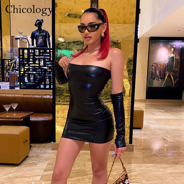 casual dresses chicology pu leather tube club mini dress glove party bodycon outfits women y2k fashion clothes winter fall lady streetw, Black;gray
casual dresses chicology pu leather tube club mini dress glove party bodycon outfits women y2k fashion clothes winter fall lady streetw, Black;gray