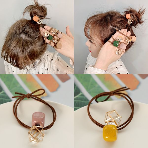 fashion ins elegant simple geometric hair ring rope ties korean elastic rubber hair bands headwear women girls accessories, Slivery;white
fashion ins elegant simple geometric hair ring rope ties korean elastic rubber hair bands headwear women girls accessories, Slivery;white