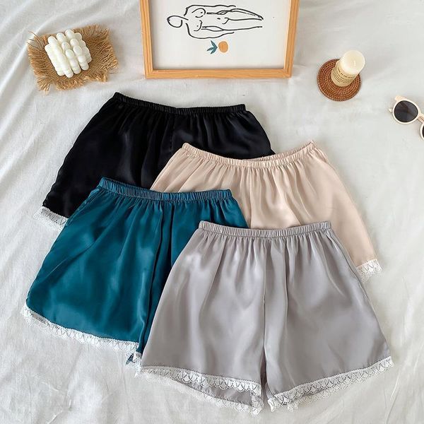 2020 new women silk pajamas shorts lace sleepwear short loose pijama summer loungewear teenage homewear1, White;black
2020 new women silk pajamas shorts lace sleepwear short loose pijama summer loungewear teenage homewear1, White;black