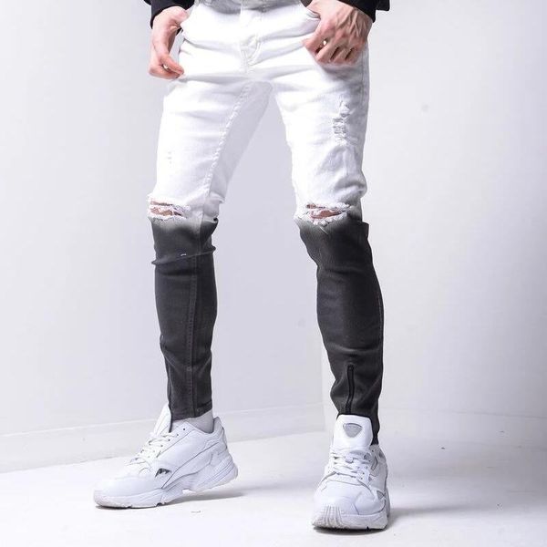 men's jeans men fashion skinny stretch denim slim-fit ripped pants patch beggar jumbo size s-3xl, Blue
men's jeans men fashion skinny stretch denim slim-fit ripped pants patch beggar jumbo size s-3xl, Blue
