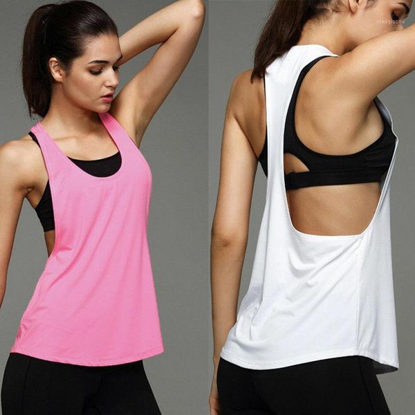 2020 summer women solid dry quick yoga shirts singlet running training shirts loose gym fitness sport sleeveless vest1, White;red
2020 summer women solid dry quick yoga shirts singlet running training shirts loose gym fitness sport sleeveless vest1, White;red